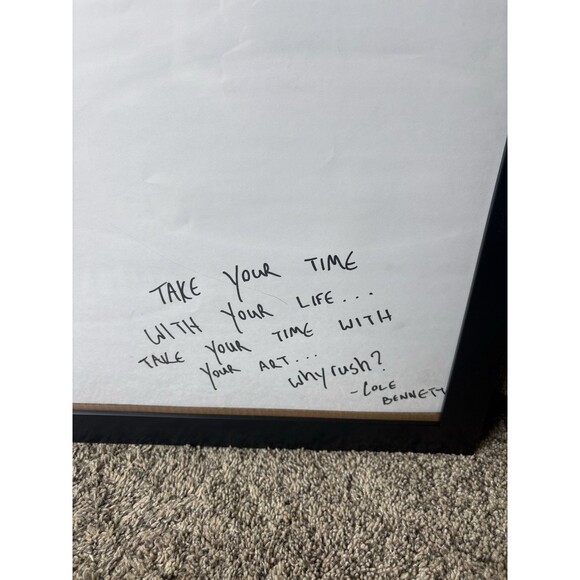 COLE BENNETT LYRICAL LEMONADE AUTOGRAPHED FRAMED POSTER - Picture 3 of 7